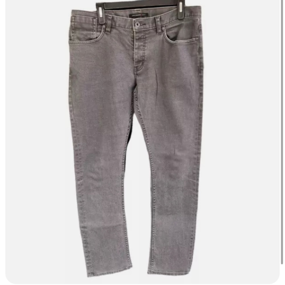 John Varvatos Men's Buttonfly Black Jeans Current Size 34" Inseam 32"